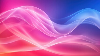 Naklejka premium Colorful abstract background with flowing, gradient waves of pink, blue, purple.