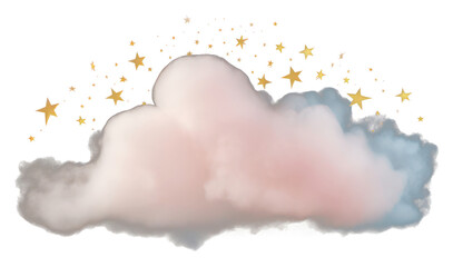 PNG Small pastel pink cloud fog astronomy nature night.
