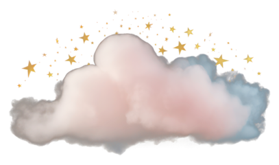 PNG Small pastel pink cloud fog astronomy nature night.