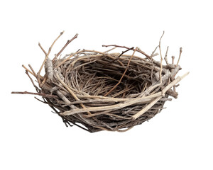 Bird's nest, on Png Format and Transparent Background