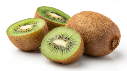 Fototapeta premium kiwi images with white background