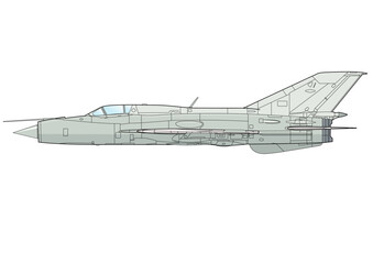 Russisches Jagdflugzeug