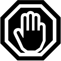 Obraz premium Black sun symbol with rays 