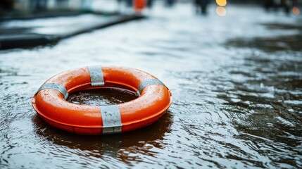 Crisis management concept background with emergency planning and team collaboration.