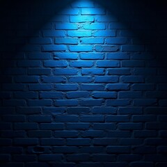 dark blue brick wall background