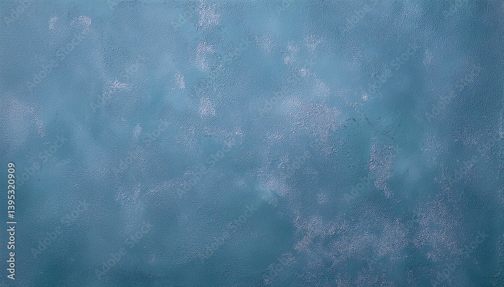 Poster blue textured plaster wall with cloudy gradient pattern ideal for abstract backgrounds, digital art,