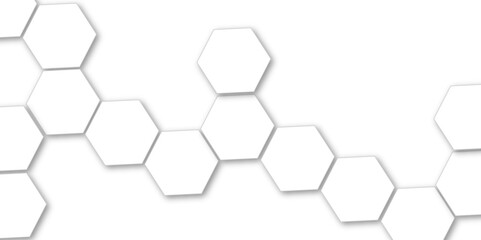 Abstract Geometric Technology 3D White Light and grey Structure Featuring a Polygonal Honeycomb Pattern with Luxury Design Elements for a Modern and High-Tech Vector Background