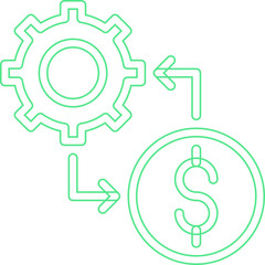 Cost Management single vector illustration icon