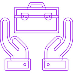 Job single vector illustration icon