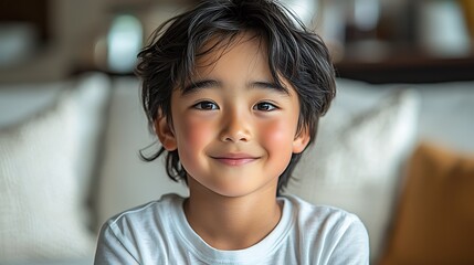 Smiling boy, portrait