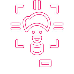 Head Hunting single vector illustration icon