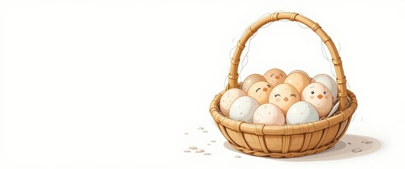  Cute and Simple, Characterized by Bright Colors, Round Shapes, and a Sense of Playful Innocence