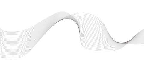 Abstract grey smooth element swoosh speed wave modern stream background. Abstract wave line for brochure, flyer, banner, template, wallpaper background with wave design. Abstract business wave lines.

