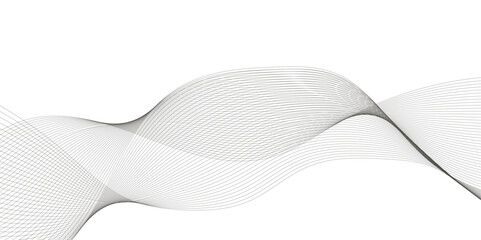 Abstract grey smooth element swoosh speed wave modern stream background. Abstract wave line for brochure, flyer, banner, template, wallpaper background with wave design. Abstract business wave lines.
