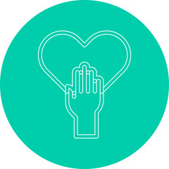 Honesty single vector illustration icon