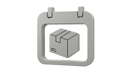 Isolated Schedule Delivery Icon