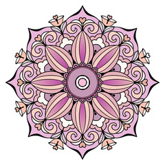  Flower Mandala colorful Art Pattern