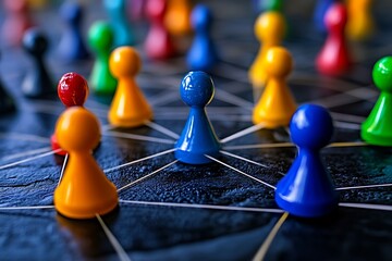 Colorful Pegs Networked