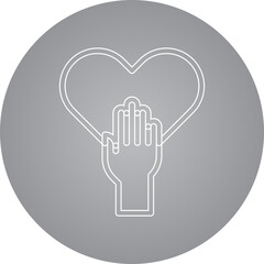 Honesty single vector illustration icon