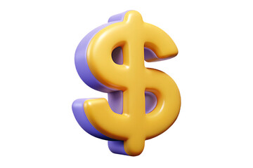 Obraz premium golden dollar sign
