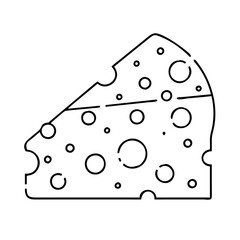 cheese icon, cheese vector illustration-simple illustration of cheese, perfect for cheese logos and icons