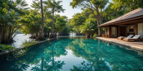  Browns Greens, Rustic Style, Wooden Decking, Shaded Areas, Natural Lighting Secluded Atmosphere