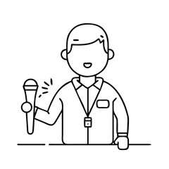 club bouncer icon, club bouncer vector illustration-simple illustration of club bouncer, perfect for club bouncer logos and icons