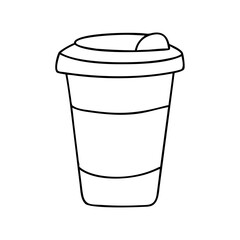 coffee cup icon, coffee cup vector illustration-simple illustration of coffee cup, perfect for coffee cup logos and icons