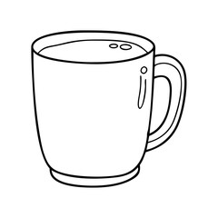 coffee mug icon, coffee mug vector illustration-simple illustration of coffee mug, perfect for coffee mug logos and icons