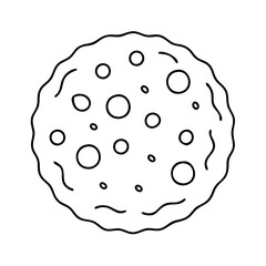 cookie icon, cookie vector illustration-simple illustration of cookie, perfect for cookie logos and icons