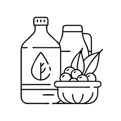 cooking oil icon, cooking oil vector illustration-simple illustration of cooking oil, perfect for cooking oil logos and icons