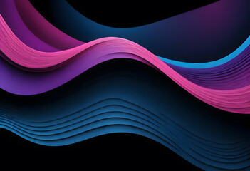 Obraz premium abstract blue wave background