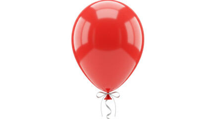 Isolated Red Balloon
