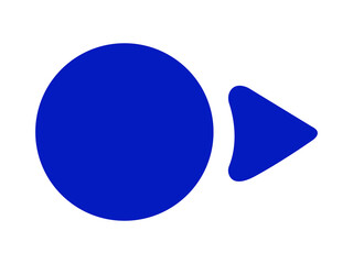 small bullet arrow with circle