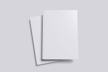 White Cover Book for mockup template