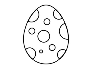 Easter egg with Circles