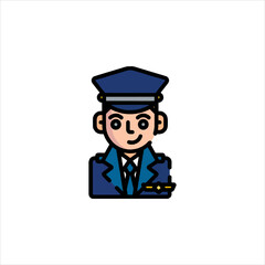 police officer cartoon