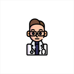 business man with glasses