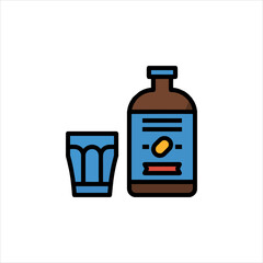 set of medicine bottles