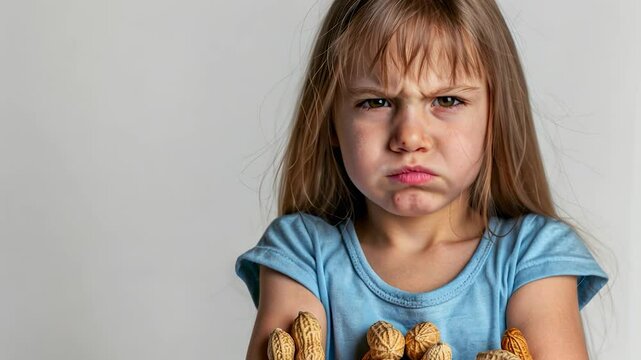 Grumpy Girl and Peanuts: A Child's Discontent