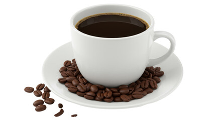 Isolated Cup Of Coffe
