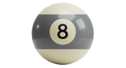 Isolated Eight Ball