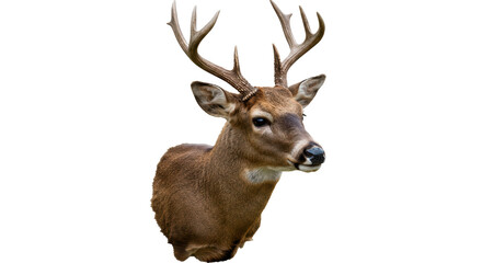Isolated Deer Head