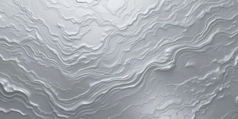 Fototapeta premium Serene Silver Surface Discover the Calming Effect of this Ripple Textured Matte Foil Wallpaper.