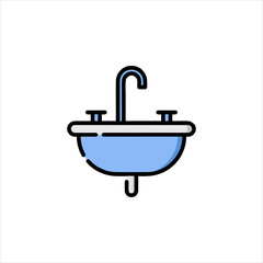 bathroom icon vector illustration