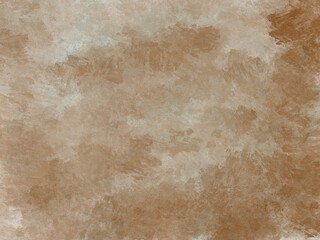 Abstract Dry On Dry Multi Hue brown Paint Brush Texture.Neutral light colored empty background illustration.Watercolor art Texture.wet wash splash watercolor background For digital painting.
