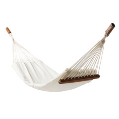 Relaxing hammock experience outdoor serenity cutout background calm environment aerial view tranquil concept