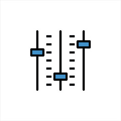 blue and white icons