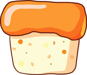 sandwich with cheese and ham