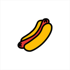 hot dog illustration